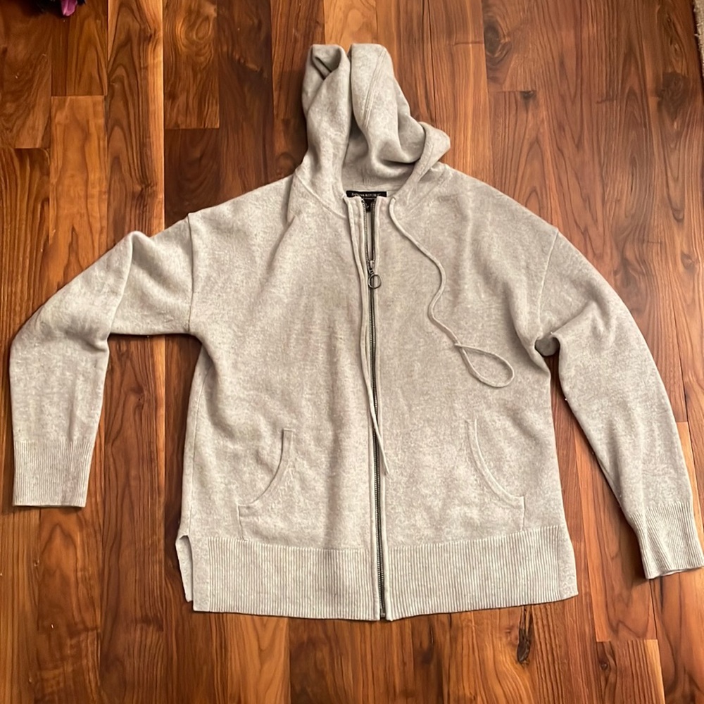 Cashmere gray banana republic, zip hoodie